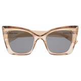 Yves Saint Laurent - SL 552 Sunglasses - Transparent Nude Grey - Sunglasses - Saint Laurent Eyewear