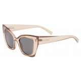 Yves Saint Laurent - SL 552 Sunglasses - Transparent Nude Grey - Sunglasses - Saint Laurent Eyewear