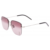 Yves Saint Laurent - SL 312 M Sunglasses - Silver Gradient Burgundy - Sunglasses - Saint Laurent Eyewear