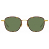Linda Farrow - Trouper C2 Square Sunglasses in Yellow Gold and Tortoiseshell - LFL953C2SUN - Linda Farrow Eyewear