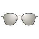 Linda Farrow - Trouper C4 Square Sunglasses in White Gold and Black - LFL953C4SUN - Linda Farrow Eyewear