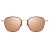 Linda Farrow - Trouper C5 Square Sunglasses in Rose Gold and Copper - LFL953C5SUN - Linda Farrow Eyewear