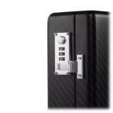TecknoMonster - Amaya L - Business Case - Briefcase in Carbon Fiber - Black - Luxury Collection