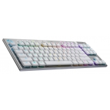 Logitech - G915 TKL Tenkeyless LIGHTSPEED Wireless RGB Mechanical Gaming Keyboard - Bianco - Tastiera Gaming