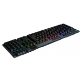 Logitech - G915 Lightspeed Wireless RGB Mechanical Gaming Keyboard - Black - Gaming Keyboard