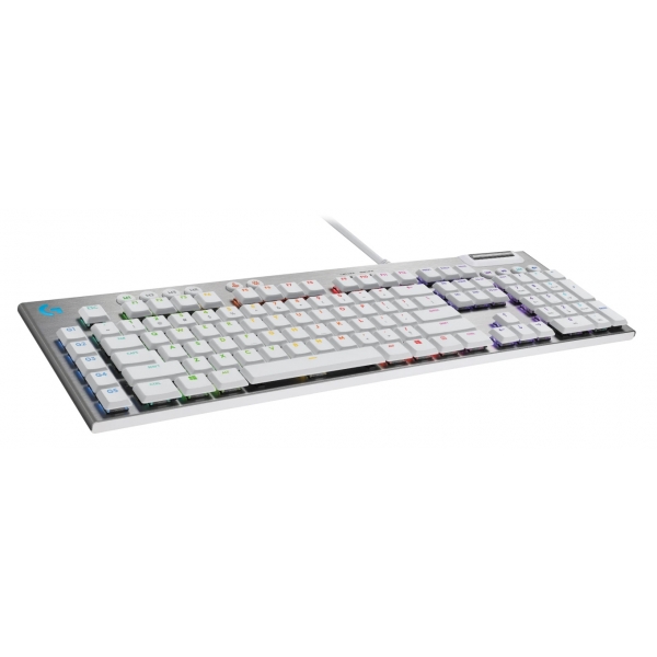 Logitech - G815 Lightspeed RGB Mechanical Gaming Keyboard - White - Gaming Keyboard