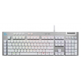 Logitech - G815 Lightspeed RGB Mechanical Gaming Keyboard - White - Gaming Keyboard