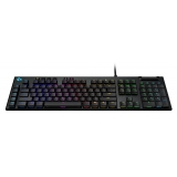 Logitech - G815 Lightspeed RGB Mechanical Gaming Keyboard - White - Gaming Keyboard