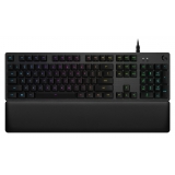 Logitech - G513 Carbon Lightspeed RGB Mechanical Gaming Keyboard with Palmrest - Carbon - Gaming Keyboard