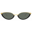 Linda Farrow - Daisy C1 Cat-Eye Sunglasses in Yellow Gold and Black - LFL967C1SUN - Linda Farrow Eyewear