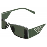 Prada - Runway Collection - Occhiali da Sole Cat-Eye - Militari Nero - Prada Collection - Occhiali da Sole - Prada Eyewear