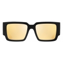 Prada - Prada Symbole - Square Sunglasses - Mirrored Gold Black - Prada Collection - Sunglasses - Prada Eyewear