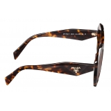 Prada - Prada Symbole - Oversized Sunglasses - Honey Tortoiseshell - Prada Collection - Sunglasses - Prada Eyewear