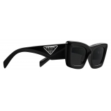 Prada - Prada Symbole - Cat Eye Sunglasses - Black Slate Gray - Prada Collection - Sunglasses - Prada Eyewear