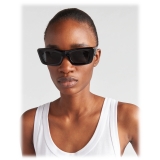 Prada - Prada Symbole - Cat Eye Sunglasses - Black Slate Gray - Prada Collection - Sunglasses - Prada Eyewear