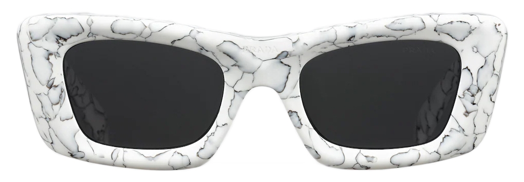 Marble Gray White Charleston Sunglasses