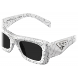Prada - Prada Symbole - Cat Eye Sunglasses - Opaque Slate Gray - Prada Collection - Sunglasses - Prada Eyewear
