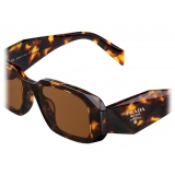 Prada - Prada Symbole - Geometric Sunglasses - Honey Tortoiseshell Camel - Prada Collection - Sunglasses - Prada Eyewear
