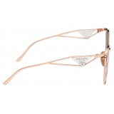 Prada - Prada Symbole - Cat Eye Sunglasses - Pink Gold Triangle Alabas - Prada Collection - Sunglasses - Prada Eyewear