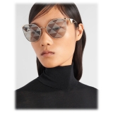 Prada - Prada Symbole - Cat Eye Sunglasses - Pale Gold Triangle Pumice - Prada Collection - Sunglasses - Prada Eyewear