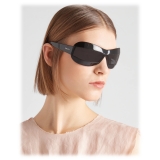 Prada - Runway Collection - Occhiali Rettangolari - Nero Ardesia - Prada Collection - Occhiali da Sole - Prada Eyewear
