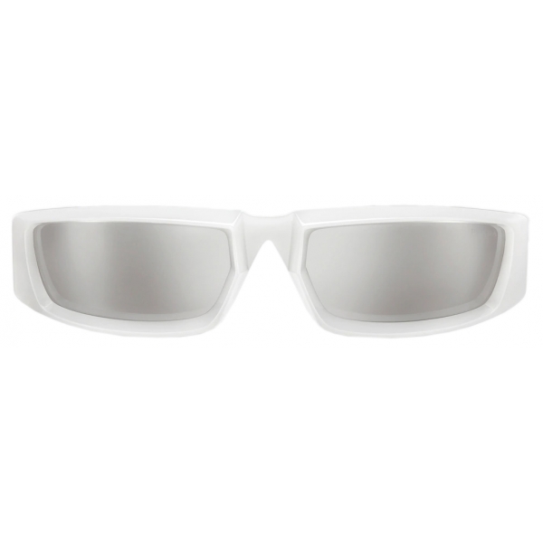 Prada - Runway Collection - Occhiali Rettangolari - Bianco Cromato - Prada Collection - Occhiali da Sole - Prada Eyewear