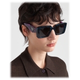 Prada - Prada Symbole - Square Sunglasses - Teal Tortoiseshell Slate Gray - Prada Collection - Sunglasses - Prada Eyewear