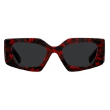 Prada - Prada Symbole - Geometric Sunglasses - Scarlet Tortoiseshell  Gray - Prada Collection - Sunglasses - Prada Eyewear