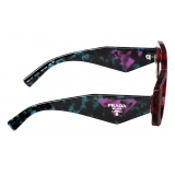 Prada - Prada Symbole - Geometric Sunglasses - Scarlet Tortoiseshell  Gray - Prada Collection - Sunglasses - Prada Eyewear