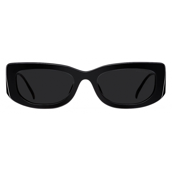 Prada - Prada Symbole - Rectangular Sunglasses - Black Slate Gray - Prada Collection - Sunglasses - Prada Eyewear