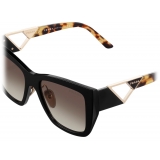 Prada - Prada Symbole - Square Sunglasses - Black Gradient Anthracite - Prada Collection - Sunglasses - Prada Eyewear