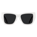 Prada - Prada Symbole - Square Sunglasses - Chalk White Slate Gray - Prada Collection - Sunglasses - Prada Eyewear