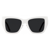 Prada - Prada Symbole - Square Sunglasses - Chalk White Slate Gray - Prada Collection - Sunglasses - Prada Eyewear