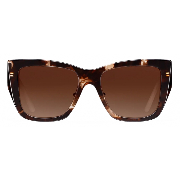 Prada - Symbole - Square Sunglasses - Caramel Tortoiseshell Gradient Sienna - Prada Collection - Sunglasses - Prada Eyewear