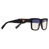 Prada - Symbole Collection - Occhiali da Sole Rettangolare - Nero Blu - Prada Collection - Occhiali da Sole - Prada Eyewear