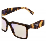 Prada - Symbole Collection - Occhiali  Rettangolari - Tartaruga Blu - Prada Collection - Occhiali da Sole - Prada Eyewear