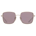 Prada - Prada Eyewear - Oversize Square Sunglasses - Pale Gold Mauve - Prada Collection - Sunglasses - Prada Eyewear