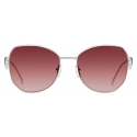 Prada - Prada Symbole - Oversize Sunglasses - Silver Smokey Fire - Prada Collection - Sunglasses - Prada Eyewear