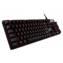 Logitech - G413 Mechanical Backlit Gaming Keyboard - Carbon - Gaming Keyboard