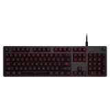 Logitech - G413 Mechanical Backlit Gaming Keyboard - Carbon - Gaming Keyboard