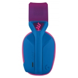 Logitech - G435 Lightspeed Wireless Gaming Headset - Blue and Raspberry - Gaming Headset