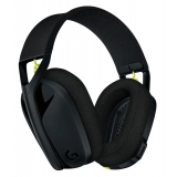 Logitech - G435 Lightspeed Wireless Gaming Headset - Nero e Giallo Fluo - Cuffia Gaming