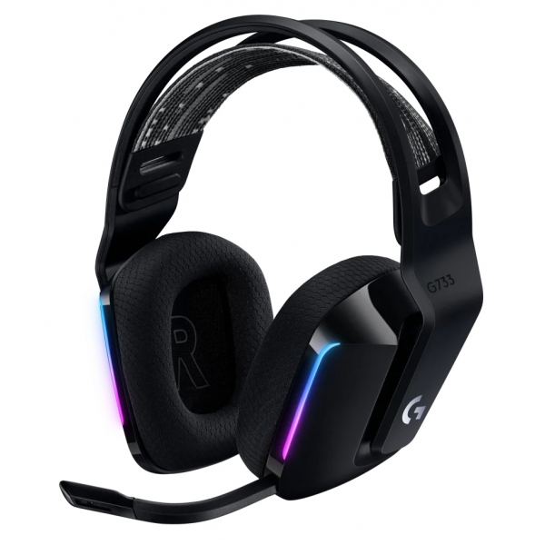 Logitech - G733 LIGHTSPEED Wireless RGB Gaming Headset - Nero - Cuffia Gaming