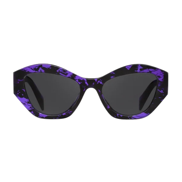 Prada - Prada Symbole - Geometric Sunglasses - Abstract Violet Slate Gray - Prada Collection - Sunglasses - Prada Eyewear
