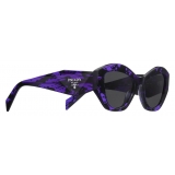 Prada - Symbole Collection - Occhiali Geometrici - Abstact Viola Ardesia - Prada Collection - Occhiali da Sole - Prada Eyewear