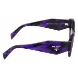 Prada - Prada Symbole - Geometric Sunglasses - Abstract Violet Slate Gray - Prada Collection - Sunglasses - Prada Eyewear