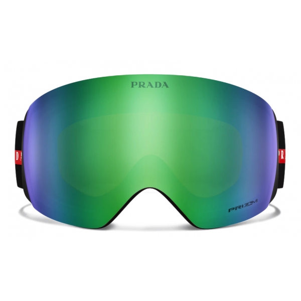 Prada Silver Linea Rossa Ski Goggles