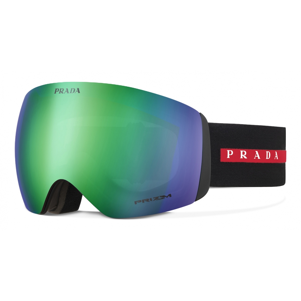 FOR SALE* 00s Prada Sport 'Linea Rossa' Goggle Motorcycle Helmet