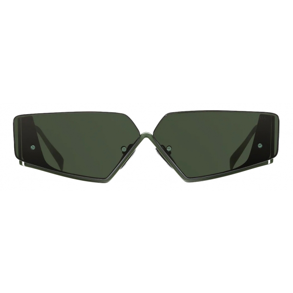 Prada Prada Runway Irregular Sunglasses Military Green Black