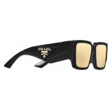 Prada - Prada Symbole - Square Sunglasses - Black Mirror Gold - Prada Collection - Sunglasses - Prada Eyewear